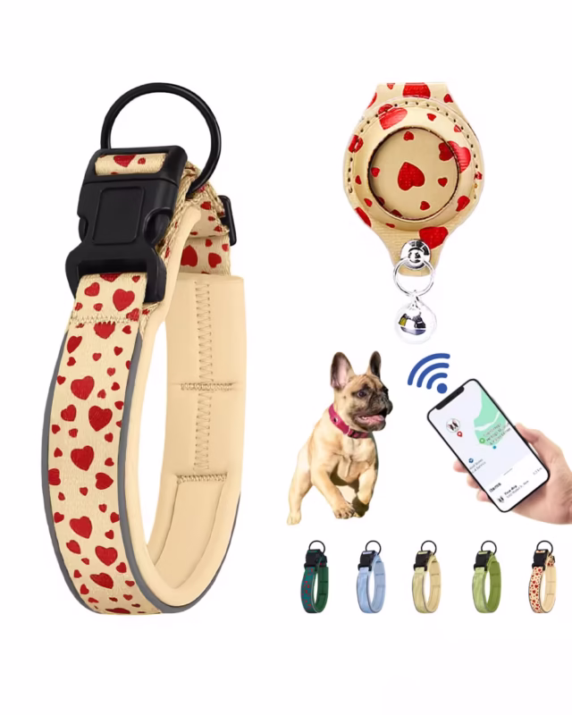 Batpig Airtag Dog Collar