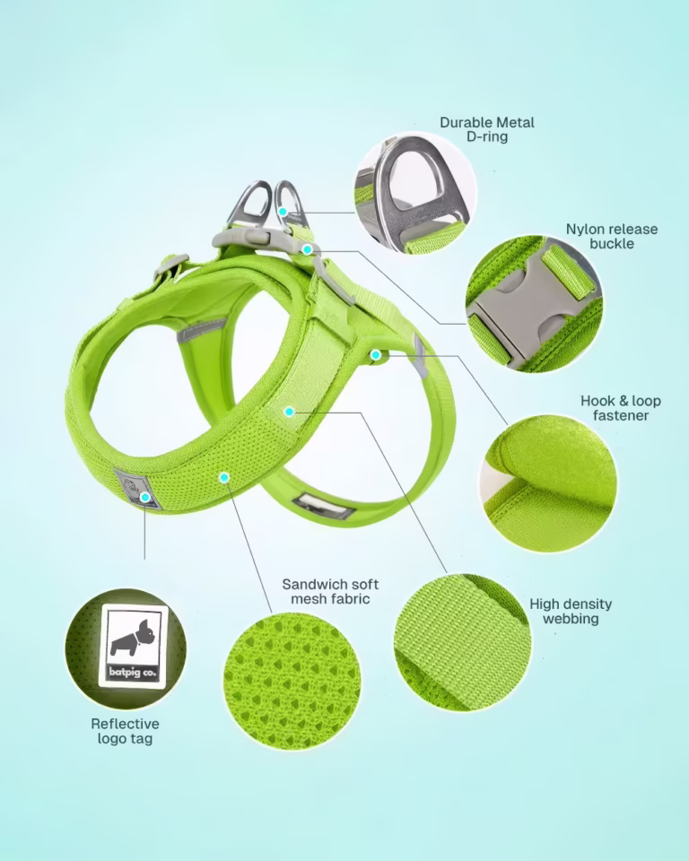 Soothing Soft Step-In Frenchie Harness product details