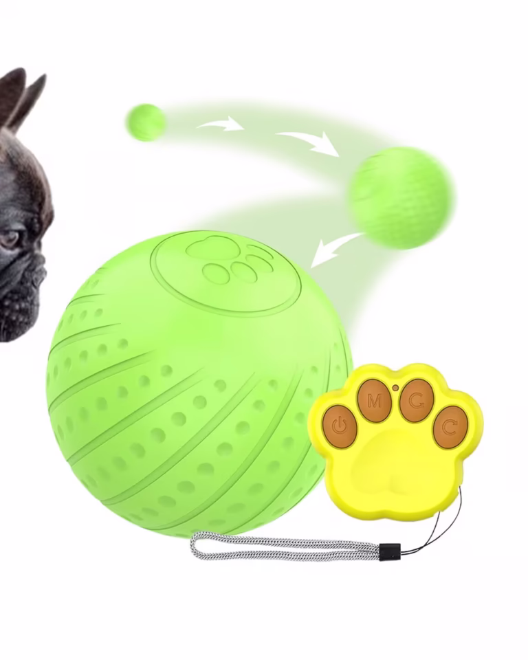 Shaky Ball Dog Toy V2 in neon green color