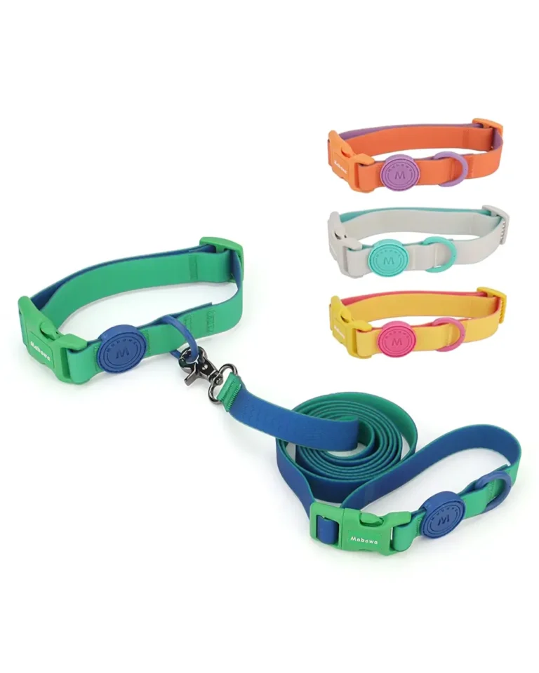 French Bulldog Collar and Leash Set in all 4 colors