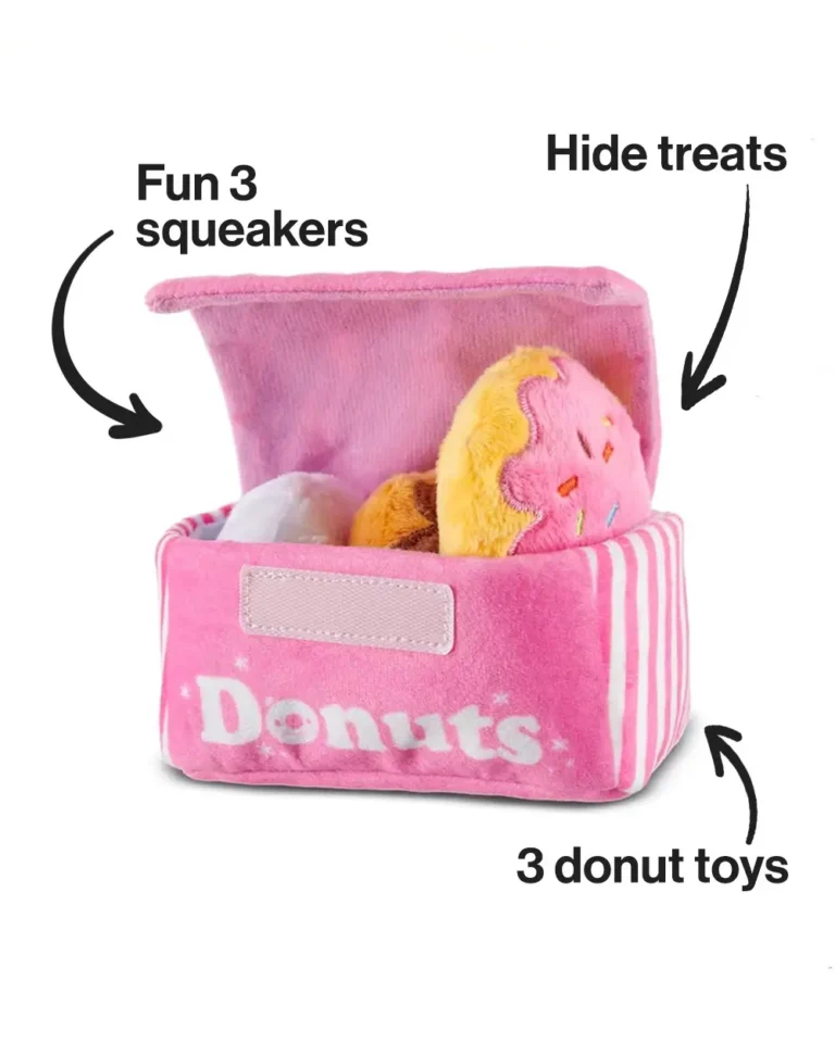Parts of the Sprinkle Donut 4-in-1 Frenchie Toy