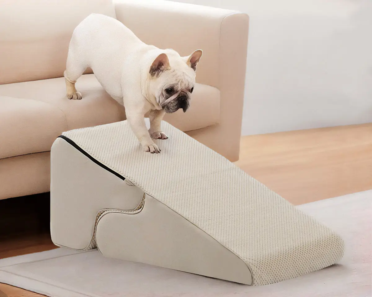 Frenchie 2-in-1 Dog Stairs and Ramp — best stairs for French Bulldogs with IVDD protection